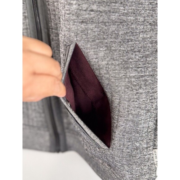 Ted Baker London Mens Jacket Gray Whooty Full Zip Fleece Bomber Outdoor S Small - Picture 11 of 15